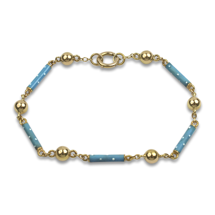 Blue on sale enamel bracelet