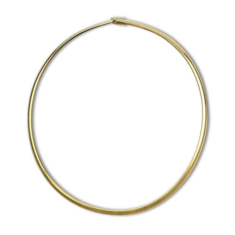 Estate 14k Yellow Gold Omega Necklace – Springer's