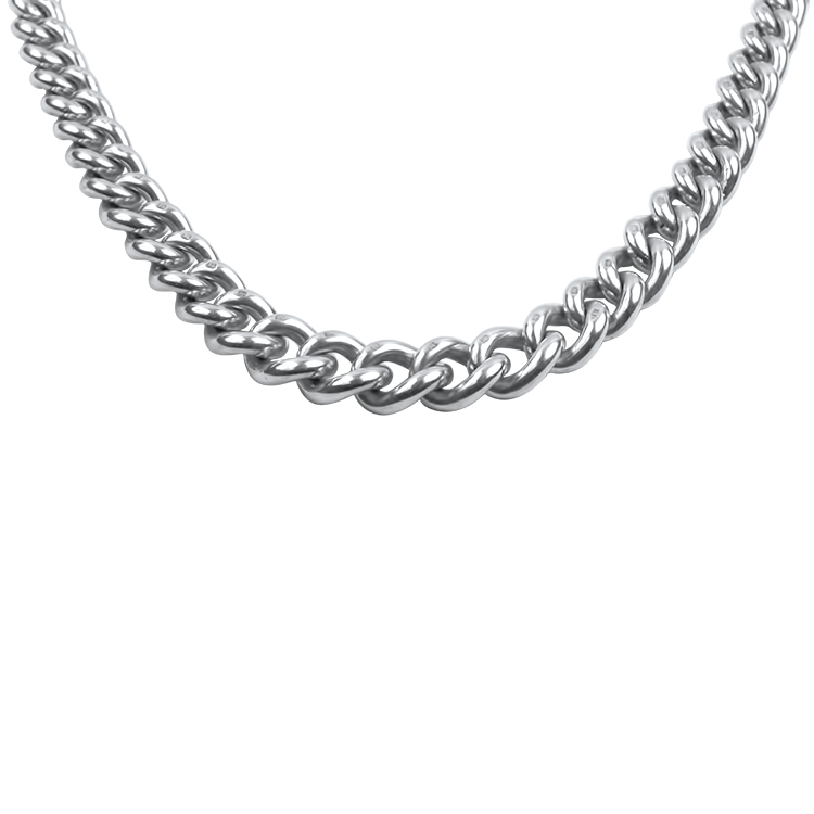 Silver watch chain clearance necklace