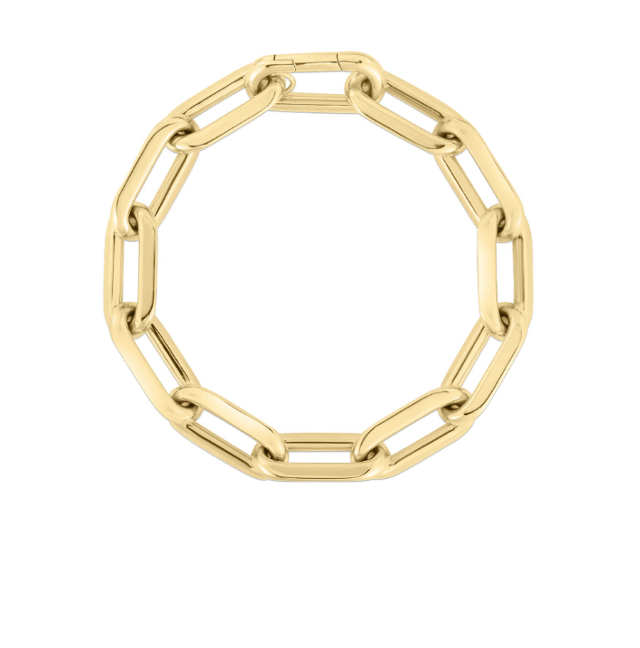 Classic Gold Yellow Gold Chain Bracelet, Roberto Coin