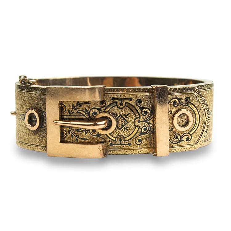 Victorian on sale gold bangle