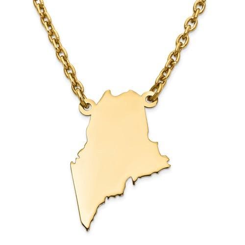 Sincerely, Springer's Maine State Necklace