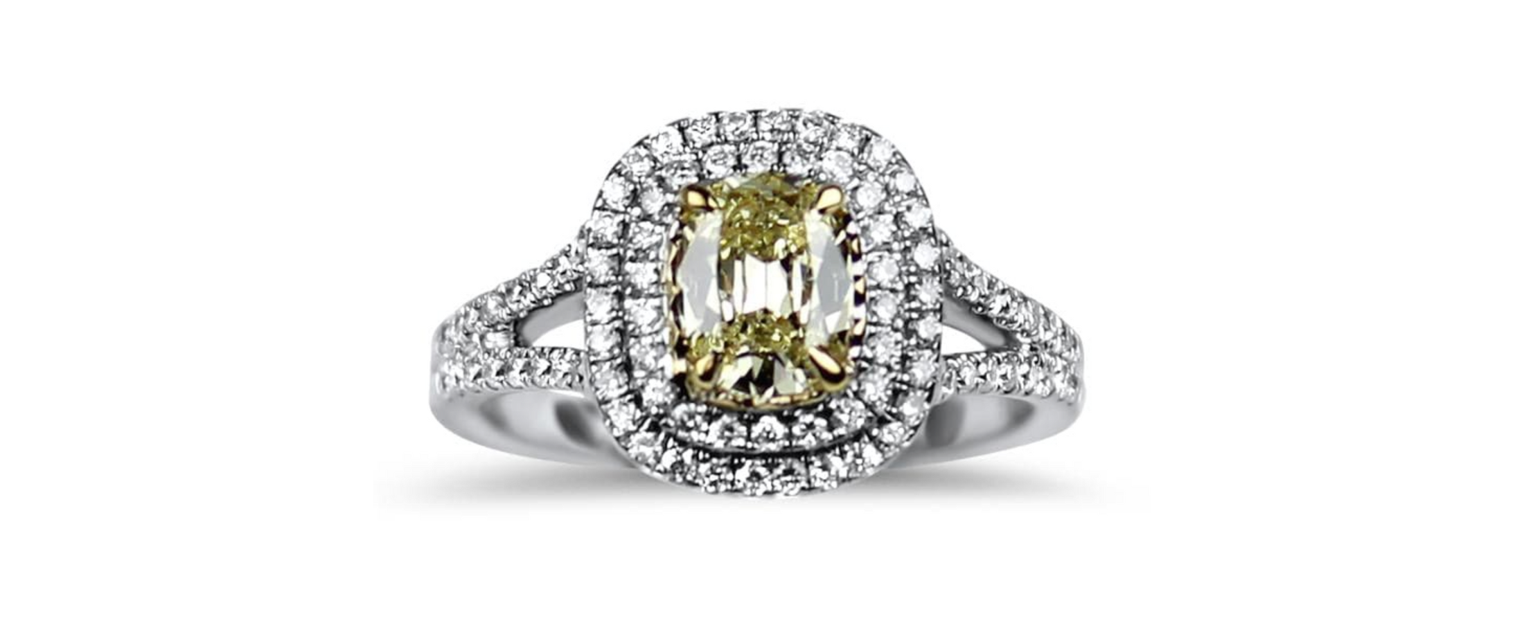 Oval Engagement Ring Split Shank