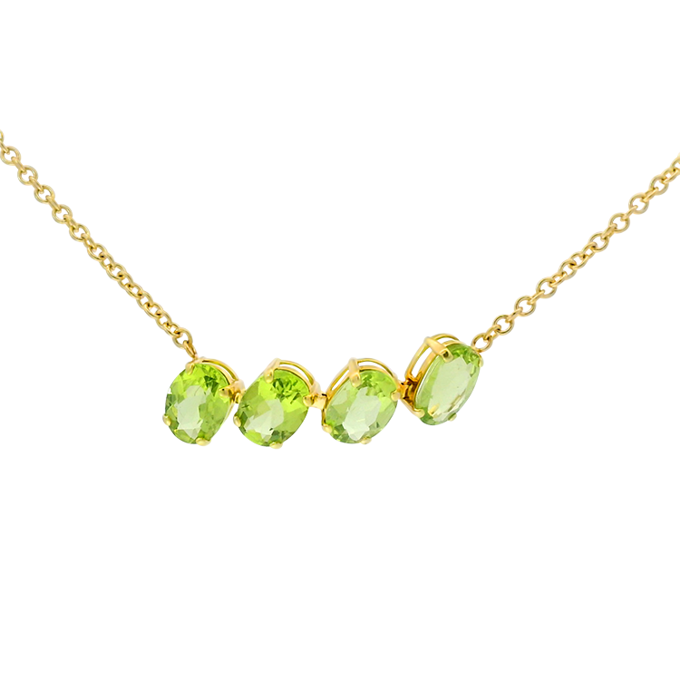 1870 Collection Pendant 1870 Collection 14k Yellow Gold Peridot Necklace