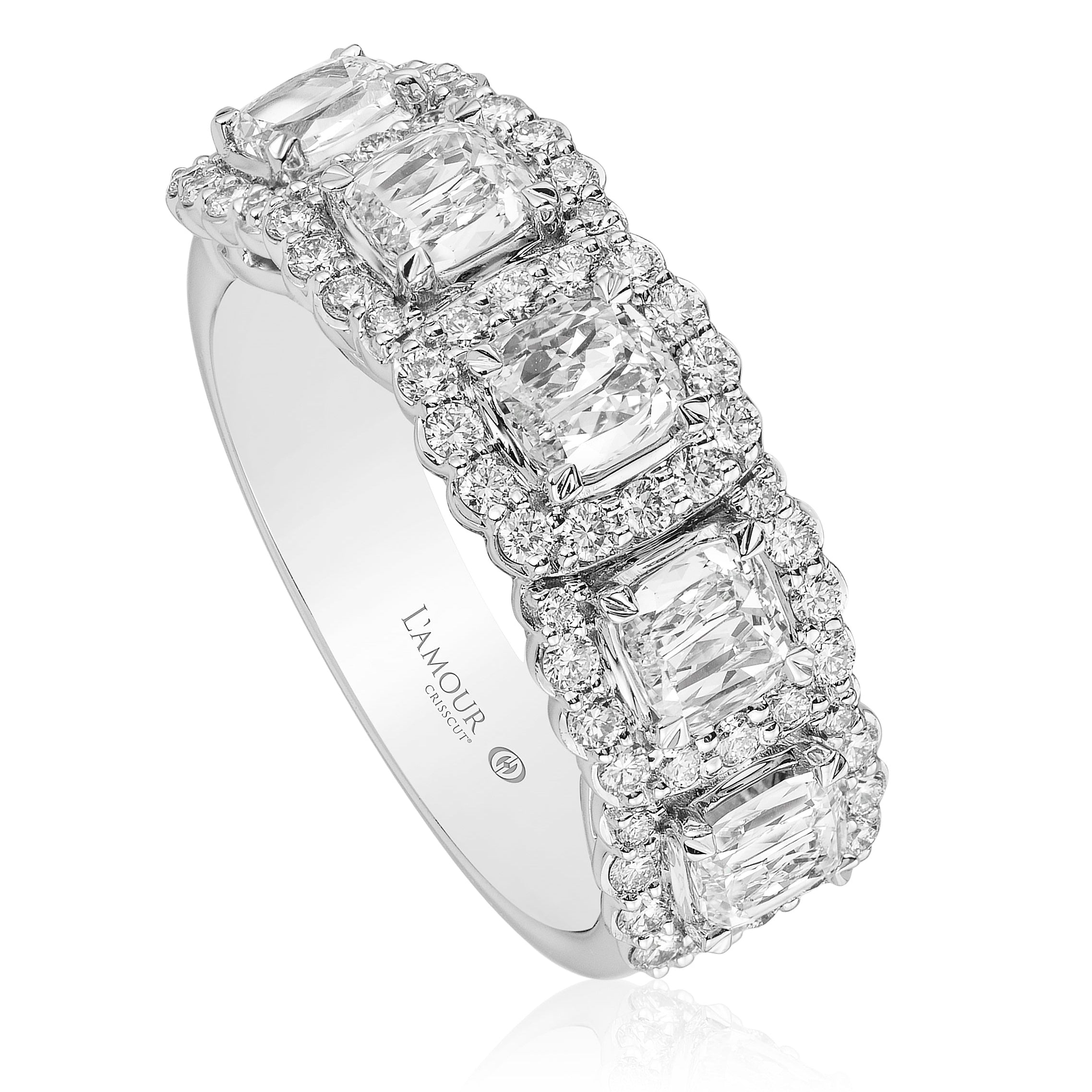 Christopher Designs Bridal Wedding Band Christopher Designs 18k White Gold 1.03ct Diamond Band