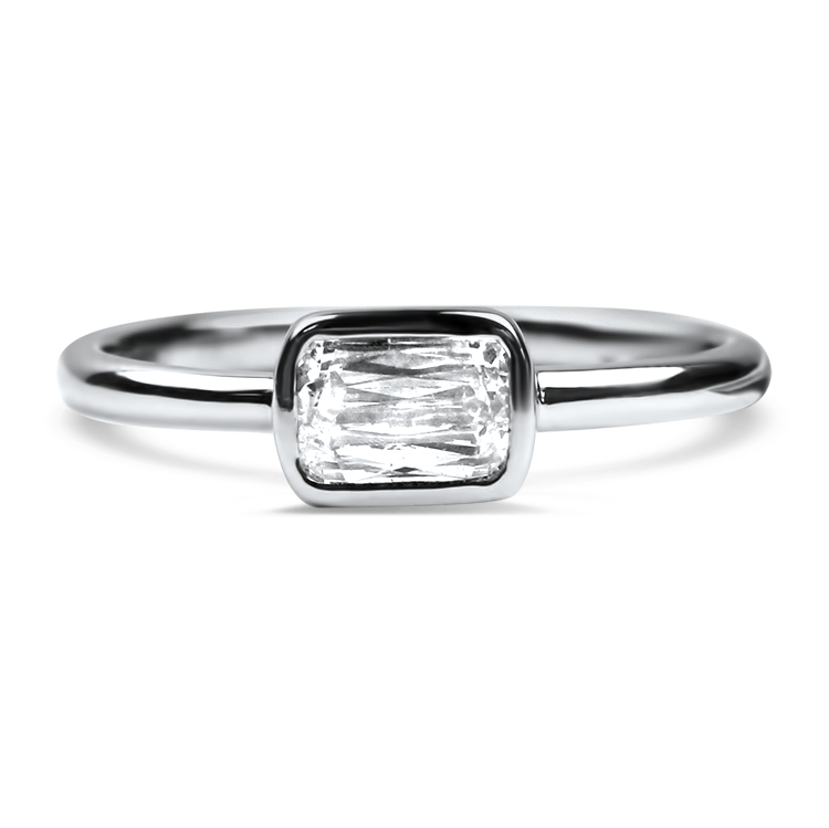 Christopher Designs Ring Christopher Designs 14k White Gold Crisscut Ring 6.25