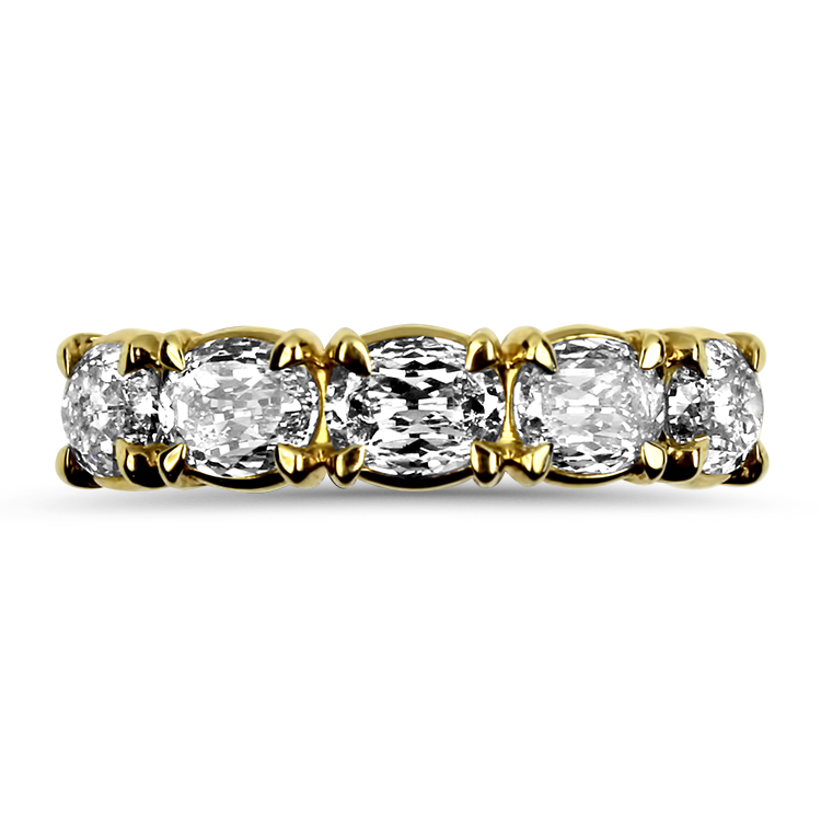 Christopher Designs Wedding Band Christopher Designs 18k Yellow Gold  L'Amour Crisscut Diamond Band