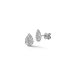 Dana Rebecca Designs Earrings Dana Rebecca 14k White Gold Samantha Lynn Large Teardrop Diamond Stud Earrings