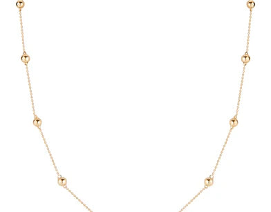 Dana Rebecca Designs Necklaces and Pendants Dana Rebecca 14K Yellow Gold Poppy Rae Eternity Pebble Station Necklace