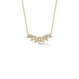 Dana Rebecca Designs Necklaces and Pendants Dana Rebecca 14k Yellow Gold Sophia Ryan Marquise Curved Diamond Bar Necklace