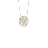 Dana Rebecca Designs Necklaces and Pendants Dana Rebecca Designs Ava Bea 14k Yellow Gold Medallion Diamond Necklace - 16"