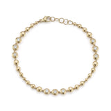 Dana Rebecca Designs Bracelet Dana Rebecca Designs Poppy Rae 14k Yellow Gold Graduating Diamond Tennis Bracelet