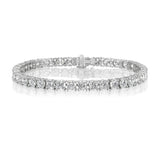 David Weisz Bracelet David Weisz 18k White Gold Diamond Tennis Bracelet - 3.01 ctw