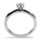 Estate Tiffany & Co. Engagement Ring Tiffany & Company Estate Platinum Round Brilliant Cut Diamond Solitaire Engagement Ring 4.25