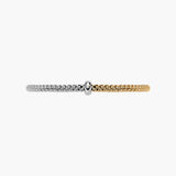 Fope Bracelet Fope Prima 18k Yellow and White Gold Flex'it Bracelet - Medium