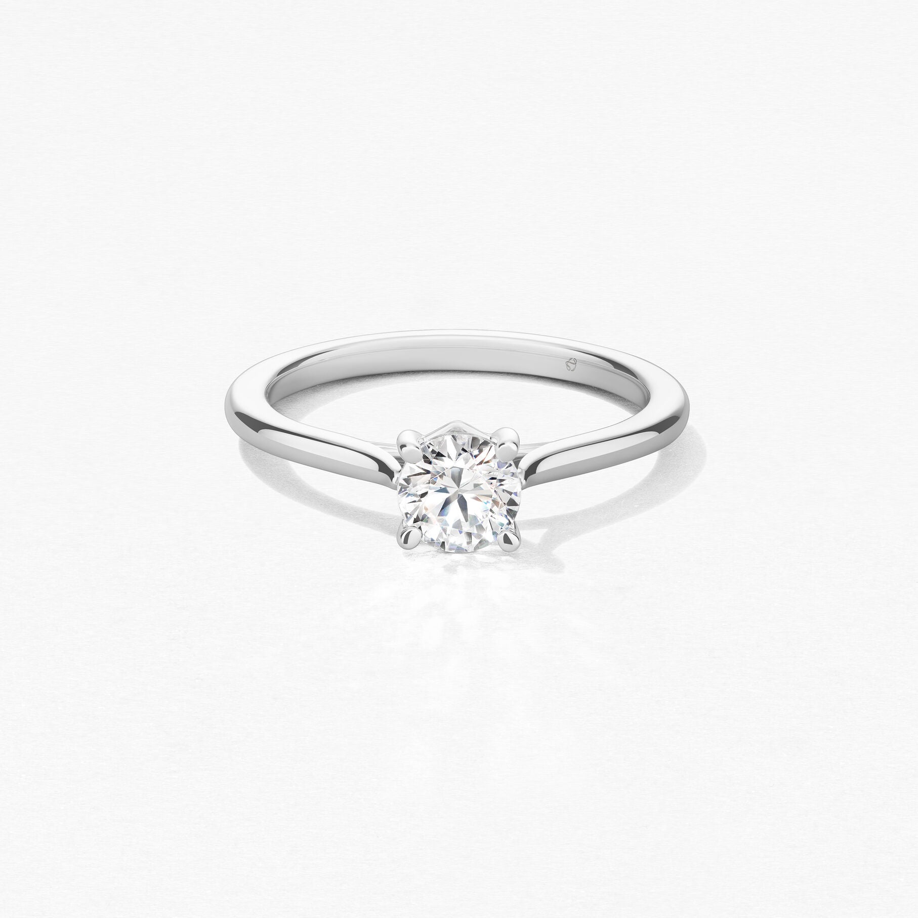 Hearts on Fire Engagement Engagement Ring Hearts On Fire Camilla Platinum 4 Prong Diamond Engagement Ring -1.10 ctw 1.10 / 6.5