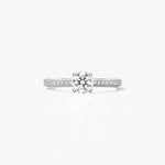 Hearts on Fire Engagement Engagement Ring Hearts On Fire Platinum Vela Solitaire Round Diamond Engagement Ring - 1.26 ctw 6.5