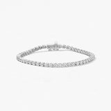 Hearts on Fire Bracelet Hearts On Fire 18k White Gold Temptation Three-Prong Diamond Bracelet