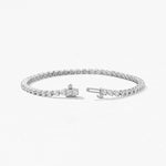 Hearts on Fire Bracelet Hearts On Fire 18k White Gold Temptation Three-Prong Diamond Bracelet