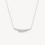 Hearts on Fire Necklaces and Pendants Hearts on Fire 18k White Gold Vela Double Row Diamond Pendant Necklace