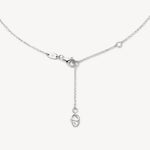 Hearts on Fire Necklaces and Pendants Hearts on Fire 18k White Gold Vela Double Row Diamond Pendant Necklace