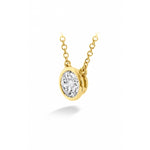 Hearts on Fire Necklaces and Pendants Hearts On Fire 18K Yellow Gold Classic Collection 0.08-0.12ct Diamond Solitaire Necklace