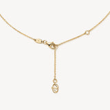 Hearts on Fire Necklaces and Pendants Hearts on Fire 18k Yellow Gold Vela Double Row Diamond Pendant Necklace