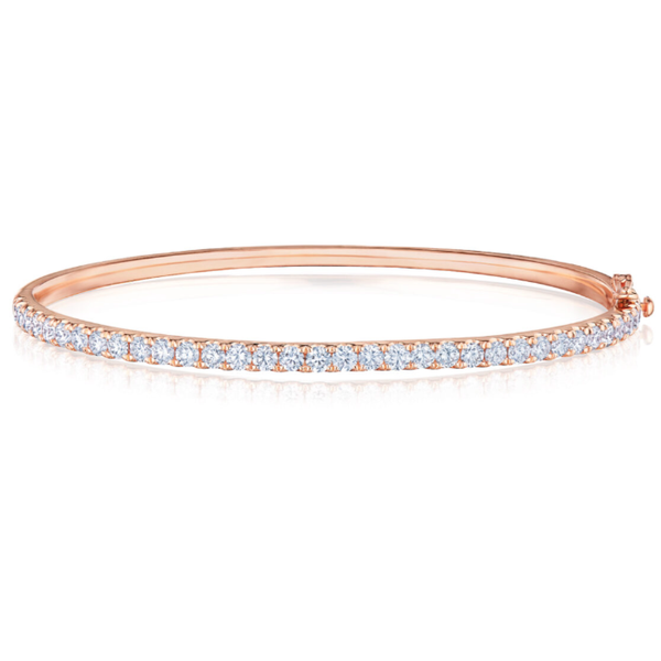 Tiffany Eternity 32 mm Round Watch in Rose Gold with Diamonds