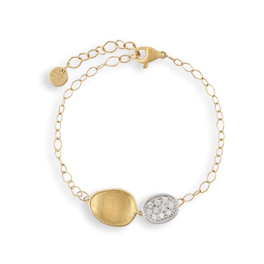 Marco Bicego Bracelet Marco Bicego 18k Yellow and White Gold "Lunaria" Diamond Bracelet