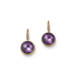 Marco Bicego Earrings Marco Bicego 18k Yellow Gold "Jaipur Collection" Amethyst and Diamond Earrings