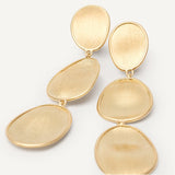 Marco Bicego Earring Marco Bicego Lunaria 18K Yellow Gold 3-Drop Earrings, Large