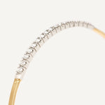 Marco Bicego Bracelet Marco Bicego Masai Collection 18k Yellow and White Gold Diamond Bangle Bracelet