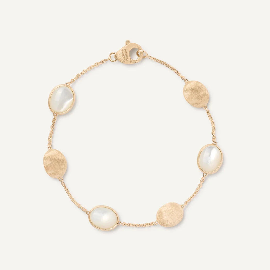 Marco Bicego Bracelet Marco Bicego Sivigila Collection 18K Yellow Gold, Mother of Pearl Bead Bracelet