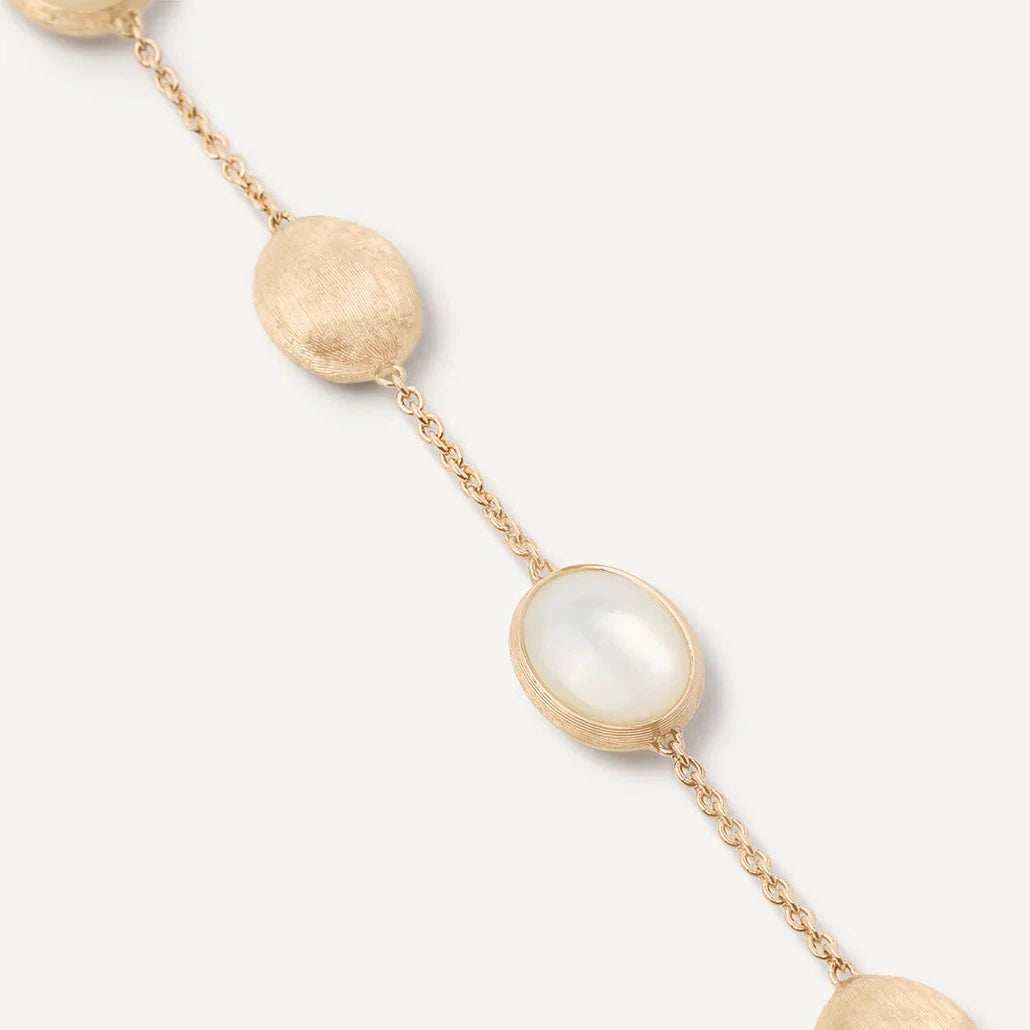 Marco Bicego Bracelet Marco Bicego Sivigila Collection 18K Yellow Gold, Mother of Pearl Bead Bracelet