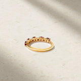 Mark Henry Wedding Band Mark Henry 18k Yellow Gold Amalie Ruby and Diamond Baguette Band - .54ctw