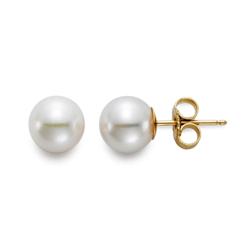 Mastoloni Earring Mastoloni 14k Yellow Gold Freshwater Pearl Stud Earrings