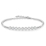 Memoire Bracelet Memoire 18k White Gold Essentials Bangle Bracelet