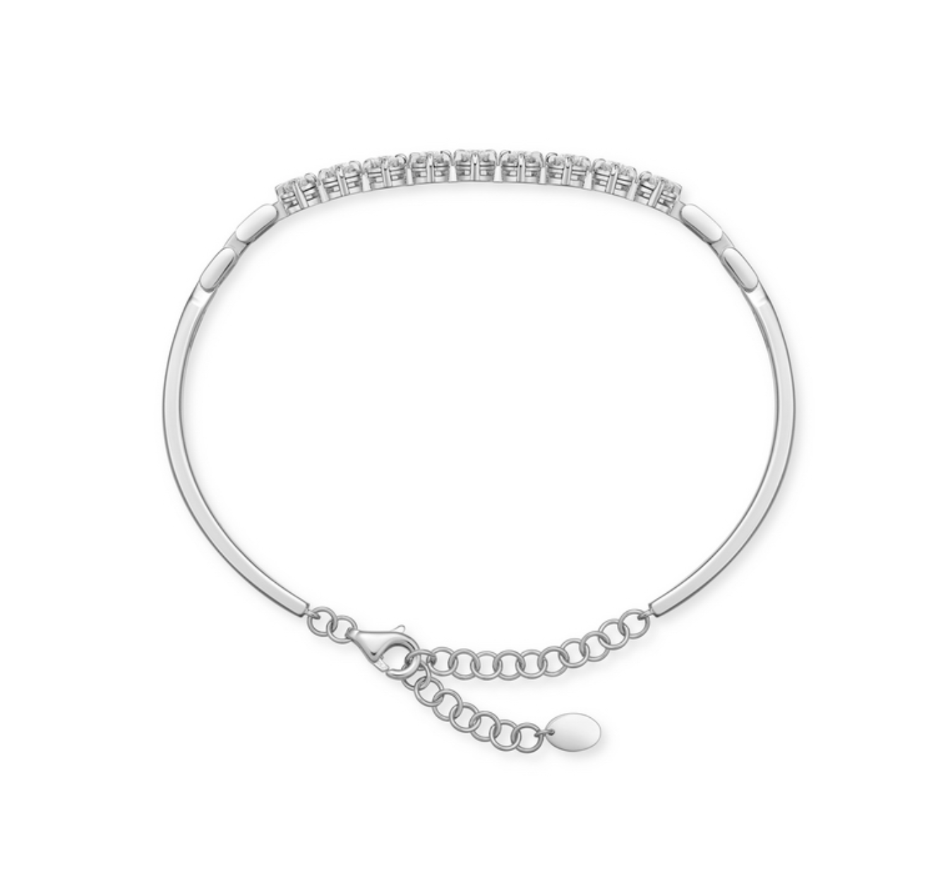 Memoire Bracelet Memoire 18k White Gold Essentials Bangle Bracelet