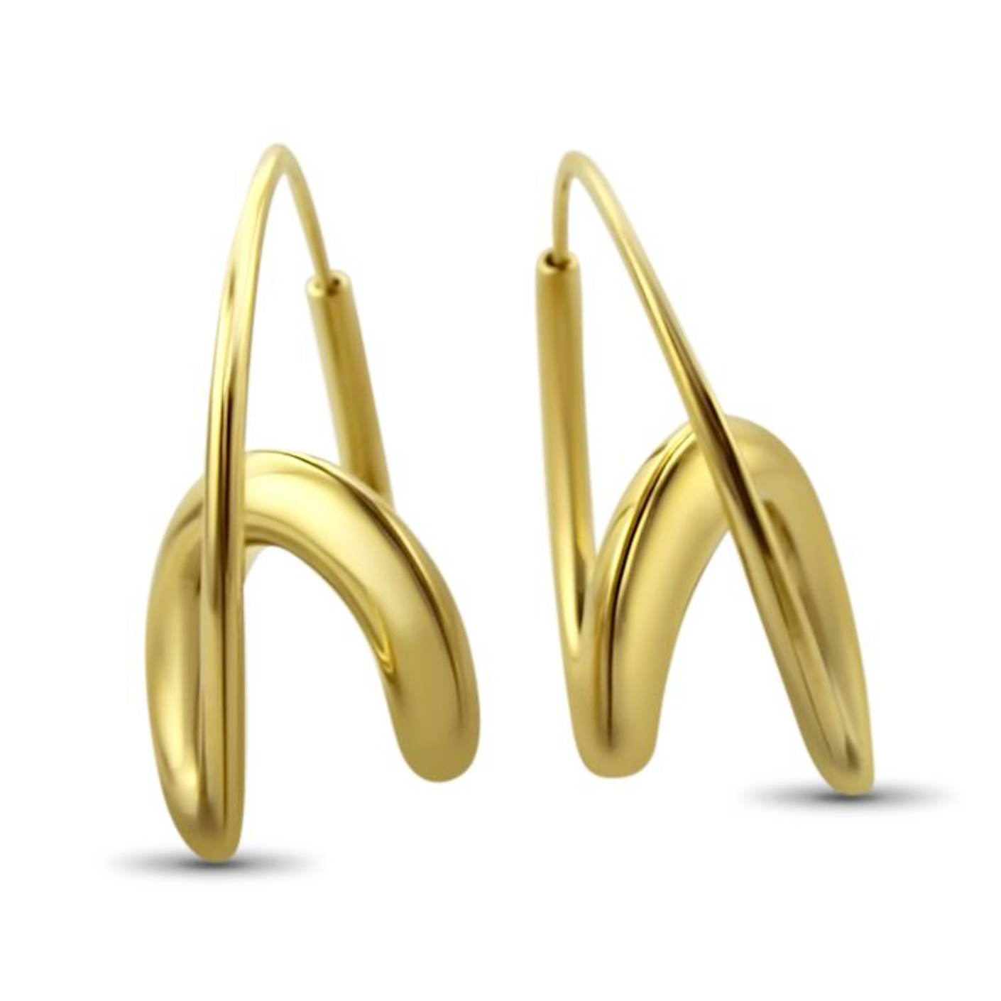 Michael Good Earrings Michael Good 18K Yellow Gold Small Single Loop Earrings