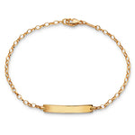 Monica Rich Kosann Bracelet Monica Rich Kosann 18K Yellow Gold Engraveable Petite Poesy Chain Bracelet