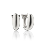 Monica Rich Kosann Earrings Monica Rich Kosann Sterling Silver 5/8" Large Fish Earrings