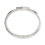 Monica Rich Kosann Bracelet Monica Rich Kosann Sterling Silver and White Sapphire Points North Bangle Bracelet