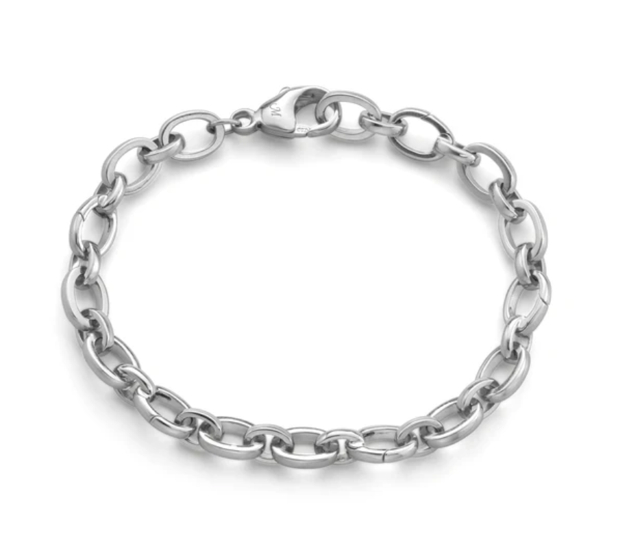 Monica Rich Kosann Bracelet Monica Rich Kosann Sterling Silver Audrey Hinged Charm Bracelet