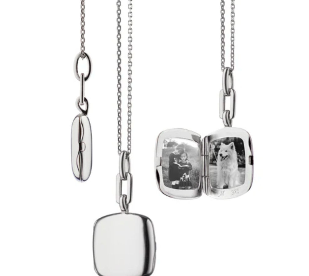 Monica Rich Kosann Necklaces and Pendants Monica Rich Kosann Sterling Silver Viv 22" Locket