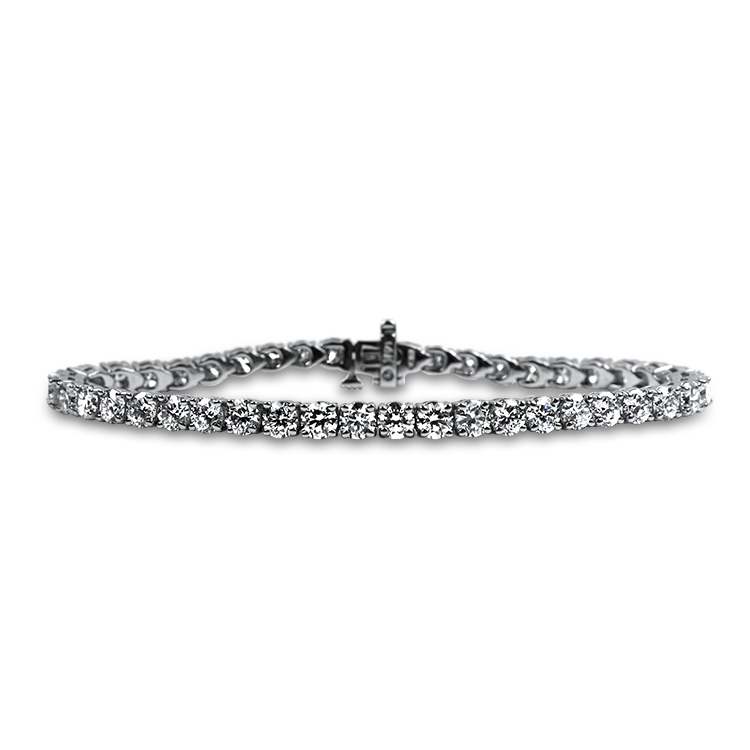 PAGE Estate Bracelet Estate 14k White Gold 10.58ct Diamond Tennis Bracelet