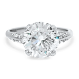 PAGE Estate Engagement Ring Estate 14k White Gold Diamond Engagement Ring - 3.02ct 6.75