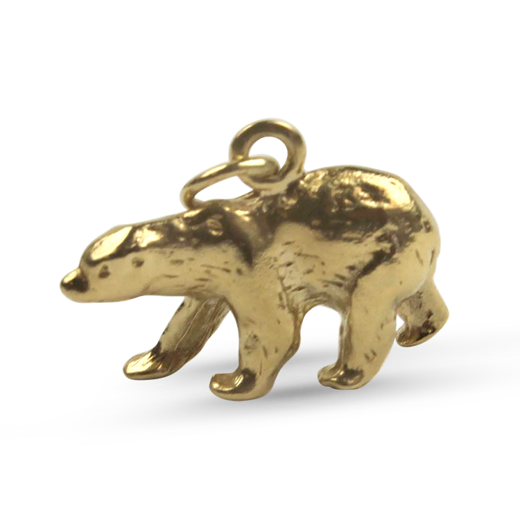 PAGE Estate Charm Estate 14k Yellow Gold Bear Charm