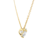 PAGE Estate Necklaces and Pendants Estate 14k Yellow Gold Diamond Solitaire Pendant