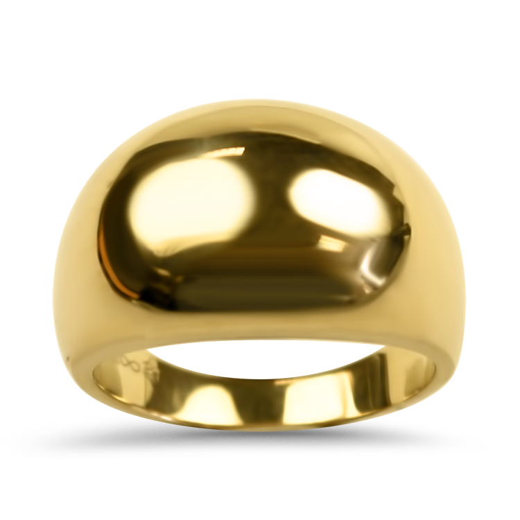 PAGE Estate Ring Estate 14K Yellow Gold Domed Ring