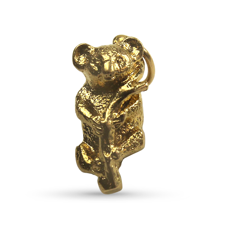 PAGE Estate Charm Estate 14k Yellow Gold Koala Charm